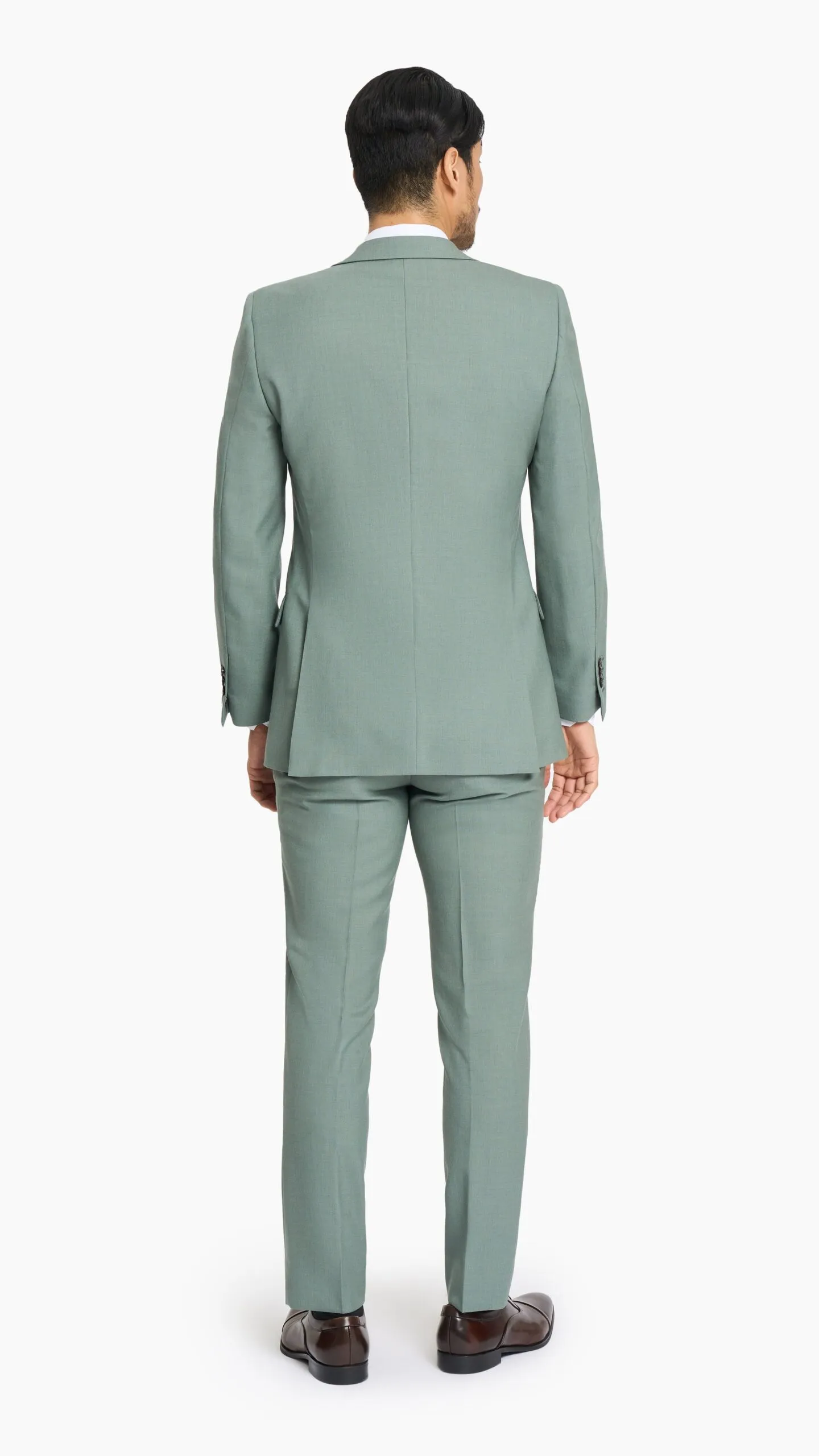 Green Hopsack Custom Suit 2