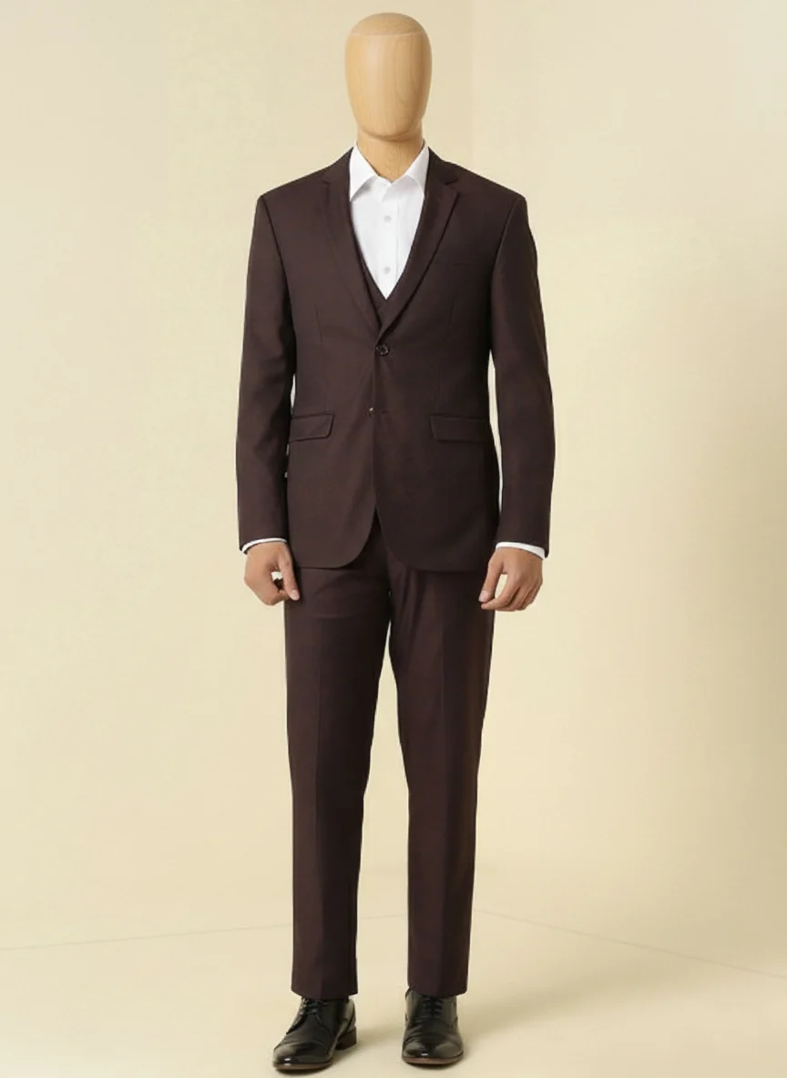 Chocolate Brown Men's Suit Chocolate Brown Men's Suit