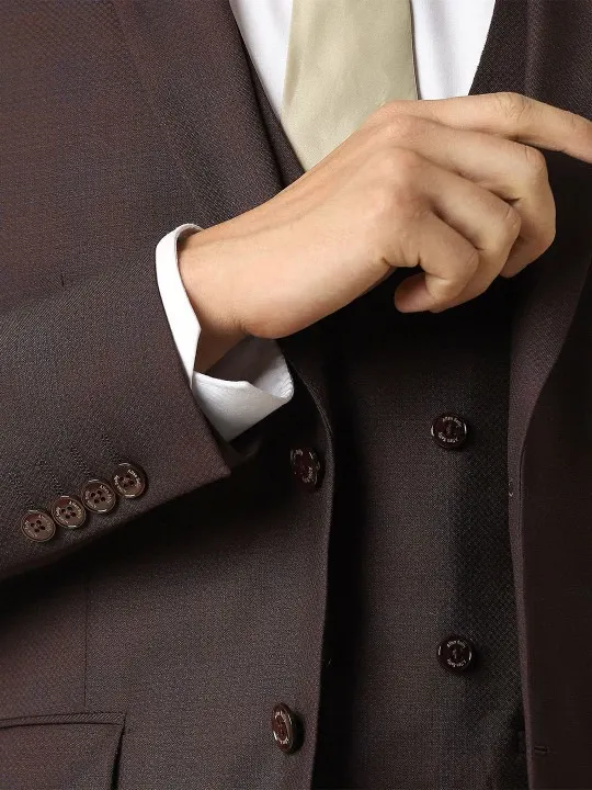 Chocolate Brown Single Breasted Suit Chocolate Brown Single Breasted Suit