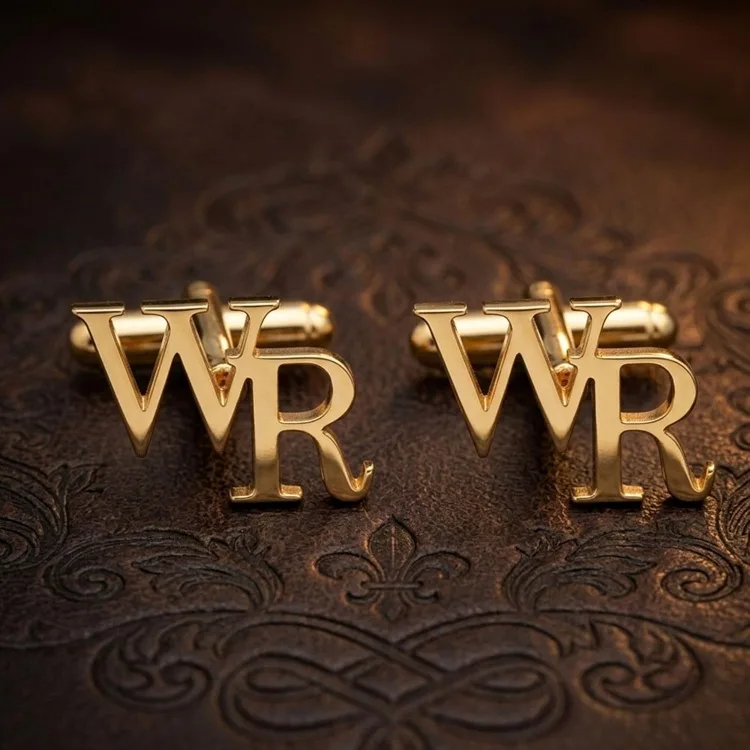 Personalized Alphabet Cufflink Personalized Alphabet Cufflink